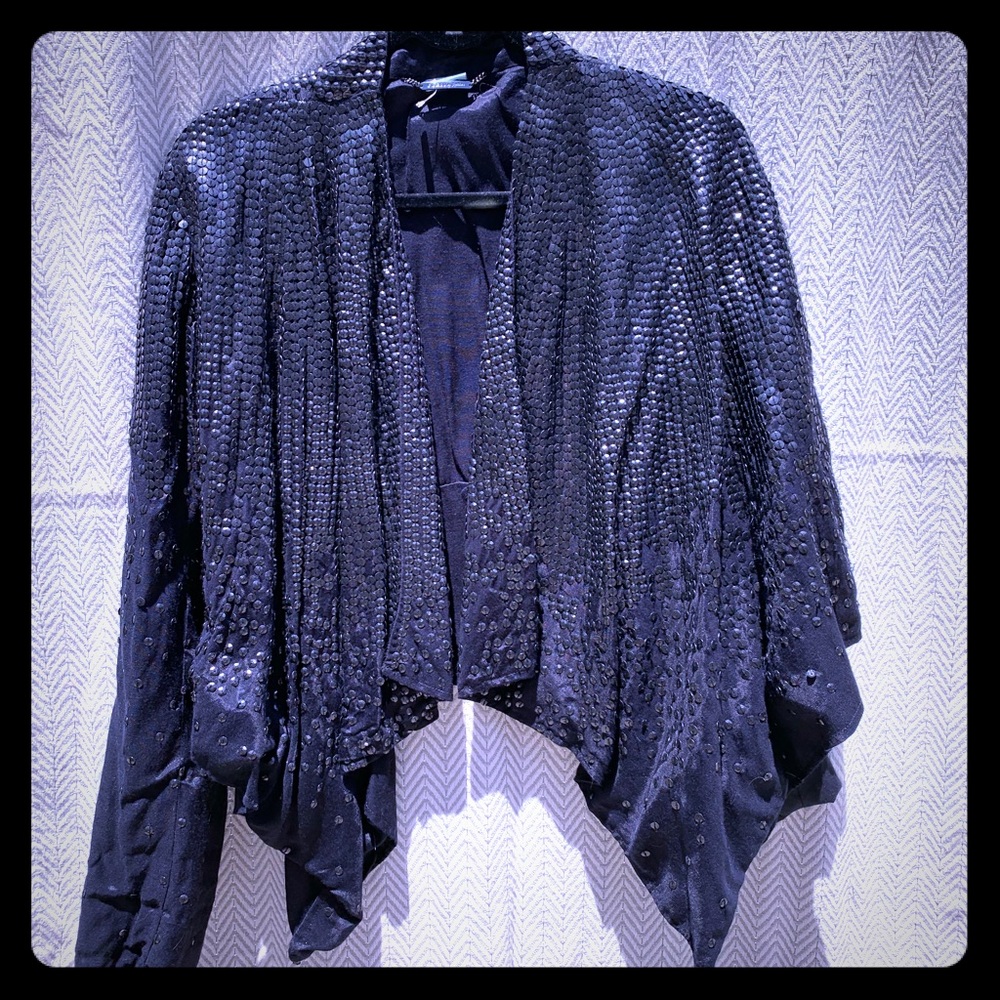 Guess black sequin jacket